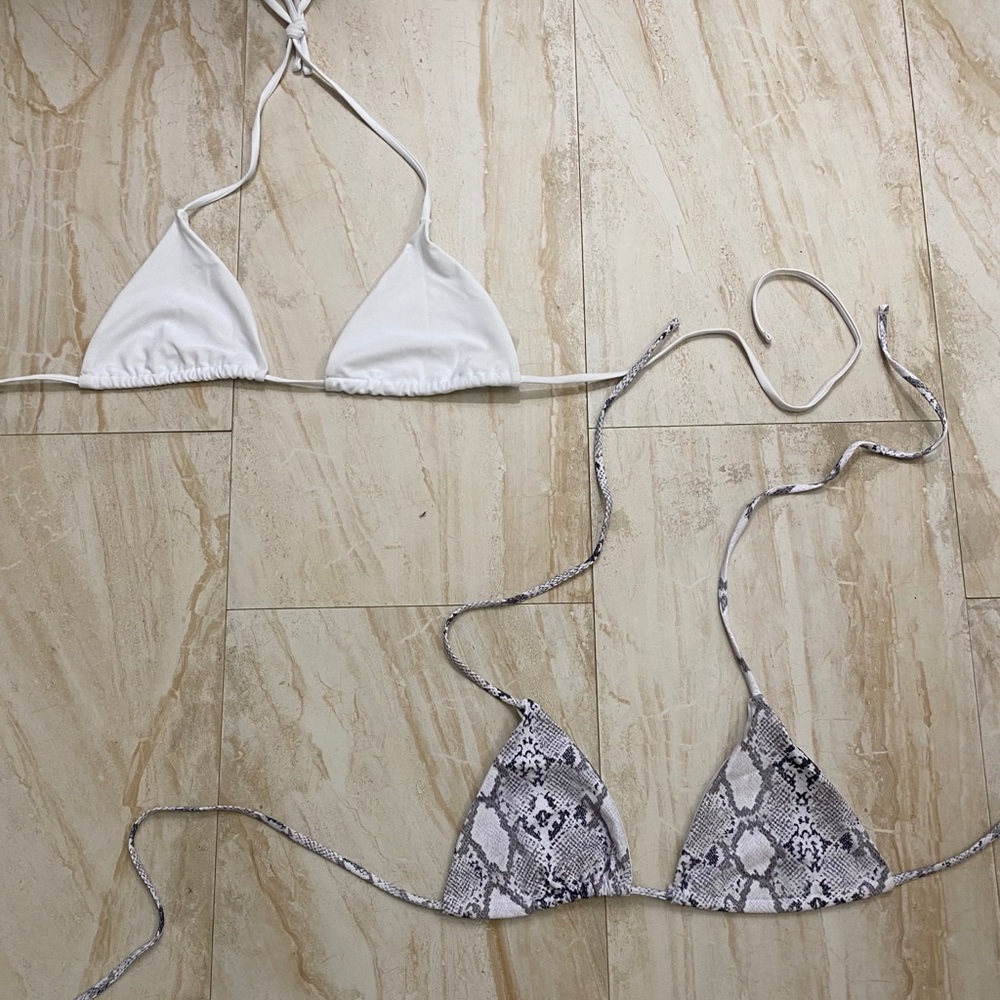 2 SHEIN baithing suit tops